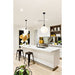 Z-Lite Margo Matte Black 1 Light Pendant 7500P14-MB | theLightShop