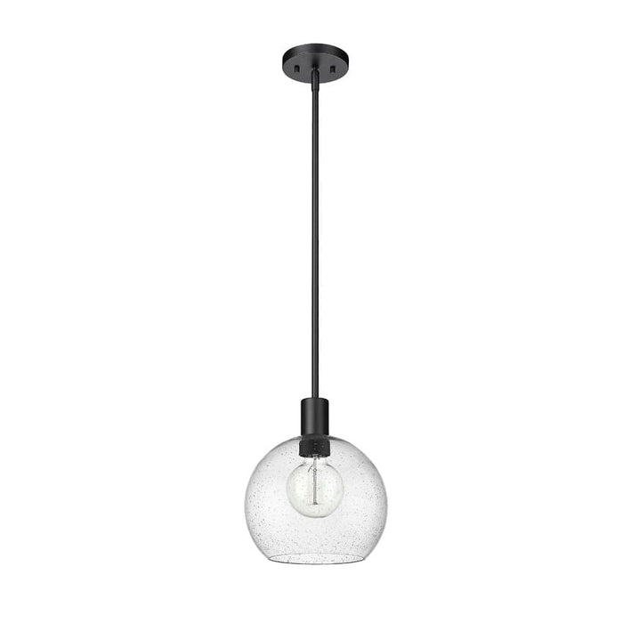 Z-Lite Margo Matte Black 1 Light Pendant 7501P10-MB | theLightShop