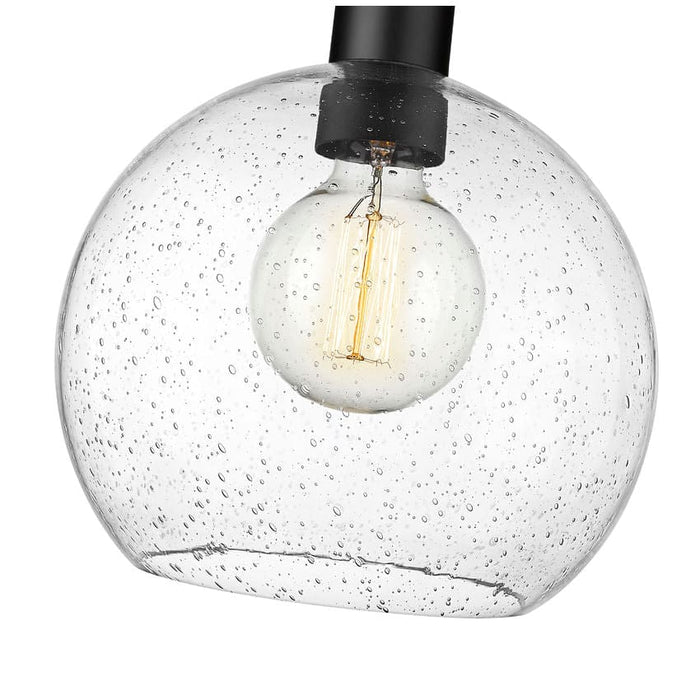 Z-Lite Margo Matte Black 1 Light Pendant 7501P10-MB | theLightShop