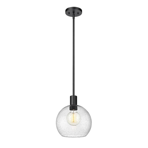 Z-Lite Margo Matte Black 1 Light Pendant 7501P10-MB | theLightShop