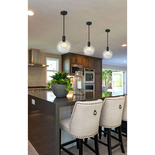 Z-Lite Margo Matte Black 1 Light Pendant 7501P10-MB | theLightShop