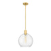 Z-Lite Margo Olde Brass 1 Light Pendant 7501P14-OBR | theLightShop