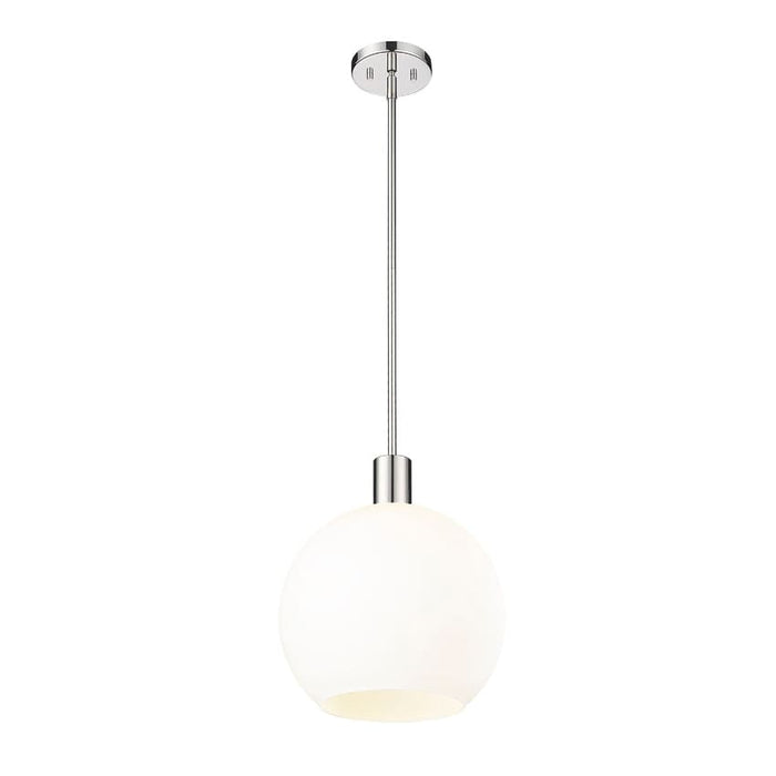 Z-Lite Margo Polished Nickel 1 Light Pendant 7500P14-PN | theLightShop