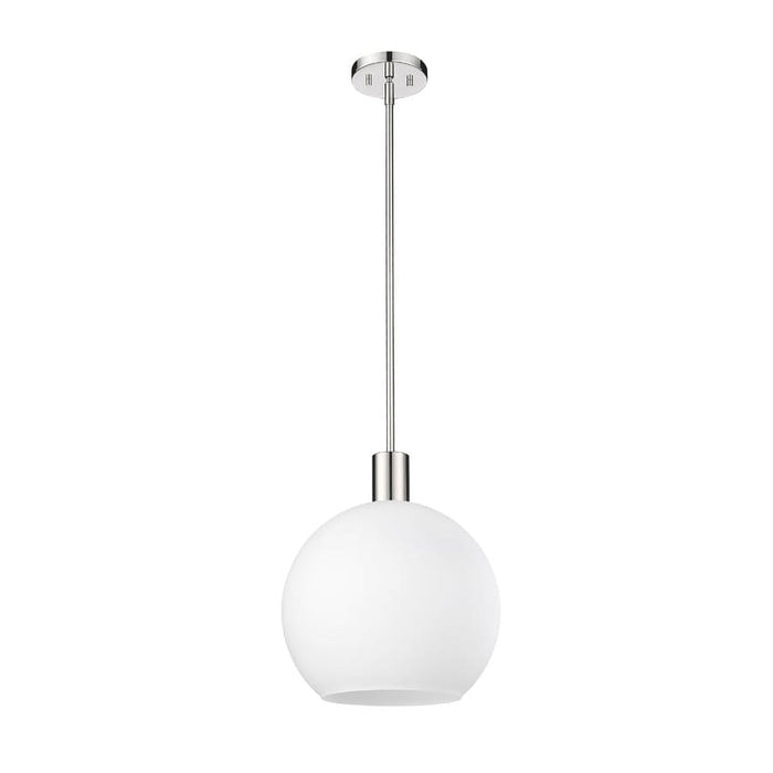 Z-Lite Margo Polished Nickel 1 Light Pendant 7500P14-PN | theLightShop