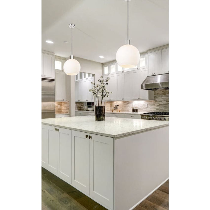 Z-Lite Margo Polished Nickel 1 Light Pendant 7500P14-PN | theLightShop