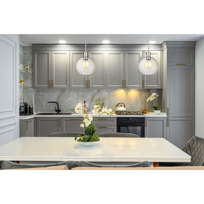 Z-Lite Margo Polished Nickel 1 Light Pendant 7501P10-PN | theLightShop