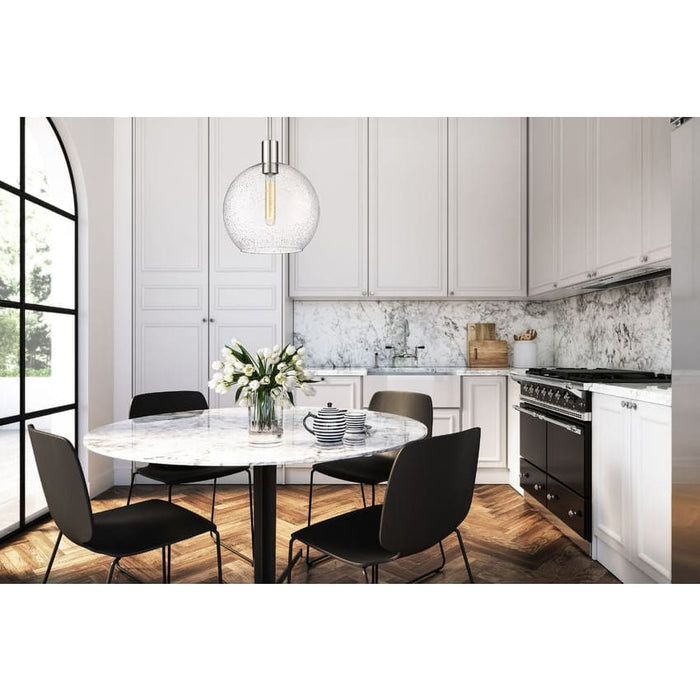 Z-Lite Margo Polished Nickel 1 Light Pendant 7501P14-PN | theLightShop