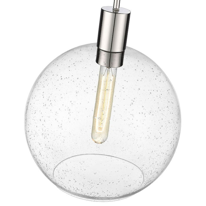 Z-Lite Margo Polished Nickel 1 Light Pendant 7501P14-PN | theLightShop