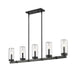 Z-Lite Marlow Ashen Barnboard 5 Light Outdoor Linear 589-5L-ABB | theLightShop