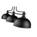 Z-Lite Melange Matte Black 3 Light Billiard Light 725-3MB-D13MB | theLightShop