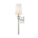 Z-Lite Mia Polished Nickel Wall Sconce 805-1S-PN | theLightShop