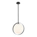 Z-Lite Midnetic Matte Black Mini-Pendant 730P12-MB | theLightShop