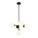 Z-Lite Midnetic Matte Black Pendant 730-5MB | theLightShop