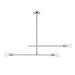Z-Lite Modernist Chrome Chandelier 731-3CH | theLightShop