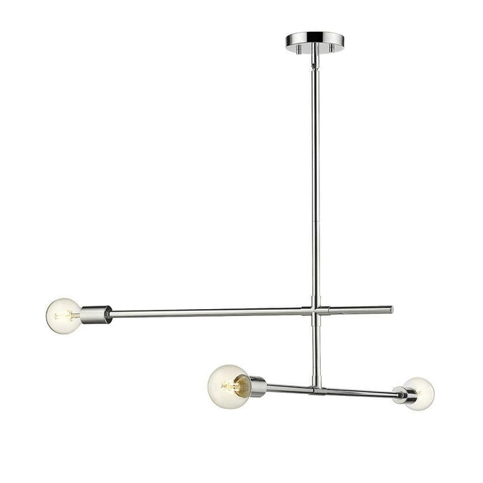 Z-Lite Modernist Chrome Chandelier 731-3CH | theLightShop