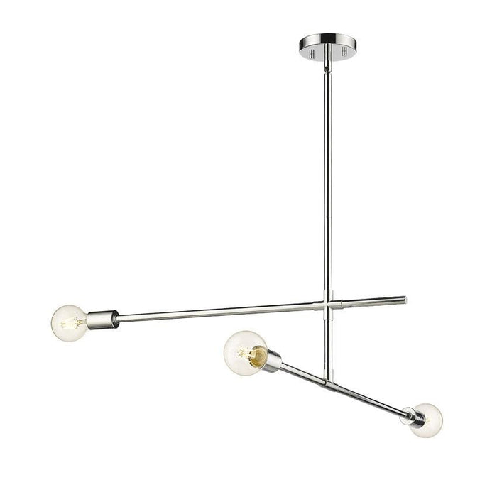 Z-Lite Modernist Chrome Chandelier 731-3CH | theLightShop