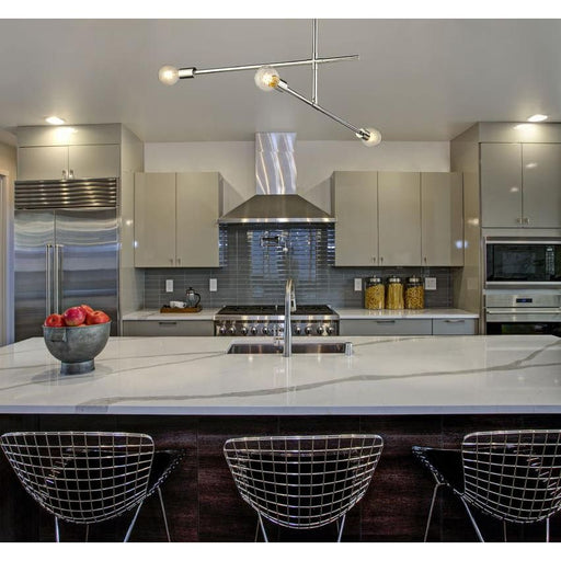 Z-Lite Modernist Chrome Chandelier 731-3CH | theLightShop