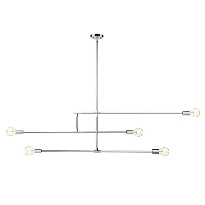 Z-Lite Modernist Chrome Chandelier 731-5CH | theLightShop