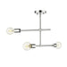 Z-Lite Modernist Chrome Semi-Flushmount 731-3SF-CH | theLightShop