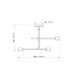 Z-Lite Modernist Matte Black Semi-Flushmount 731-3SF-MB | theLightShop