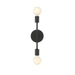 Z-Lite Modernist Matte Black Wall Sconce 731-2S-MB | theLightShop