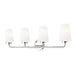 Z-Lite Montford 4 Light Vanity Light - Chrome