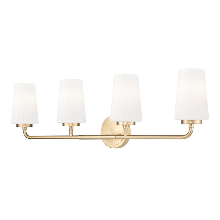 Z-Lite Montford 4 Light Vanity Light - Modern Gold