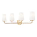 Z-Lite Montford 4 Light Vanity Light - Modern Gold