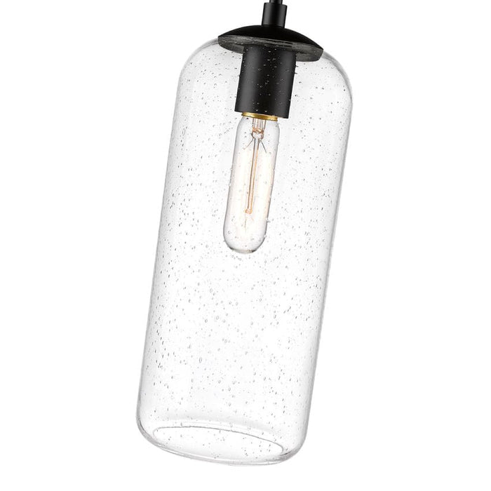 Z-Lite Monty Matte Black 1 Light Pendant 738P17-MB | theLightShop