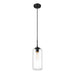 Z-Lite Monty Matte Black 1 Light Pendant 738P17-MB | theLightShop