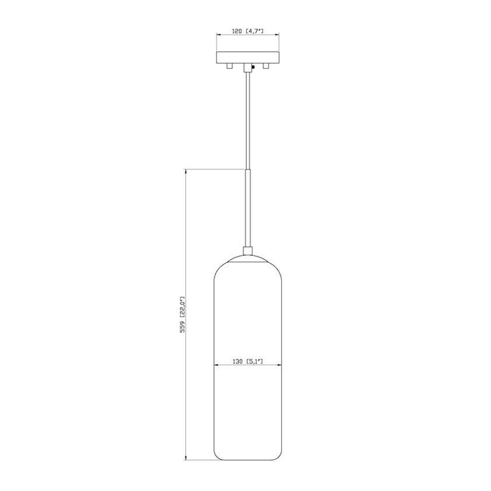 Z-Lite Monty Matte Black Pendant 732P22-MB | theLightShop