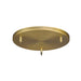 Z-Lite Multi Point Canopy Heritage Brass 3 Light CP1803-HBR | theLightShop