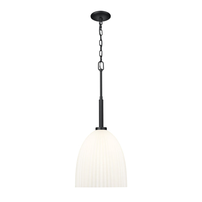 Z-Lite Naya 1 Light Pendant (11’’ Shade) - Matte Black