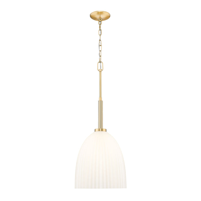 Z-Lite Naya 1 Light Pendant (11’’ Shade) - Modern Gold