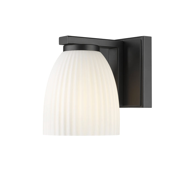 Z-Lite Naya 1 Light Wall Sconce - Matte Black