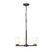 Z-Lite Naya 3 Light Chandelier - Matte Black
