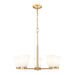 Z-Lite Naya 5 Light Chandelier - Modern Gold