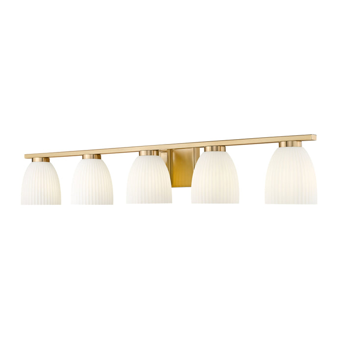 Z-Lite Naya 5 Light Vanity Light - Modern Gold