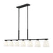 Z-Lite Naya 7 Light Linear Chandelier - Matte Black