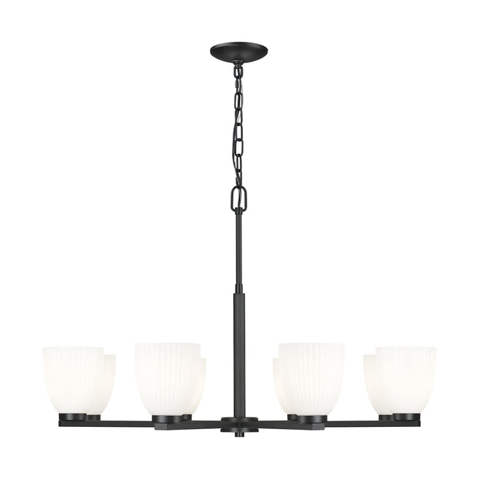 Z-Lite Naya 8 Light Chandelier - Matte Black
