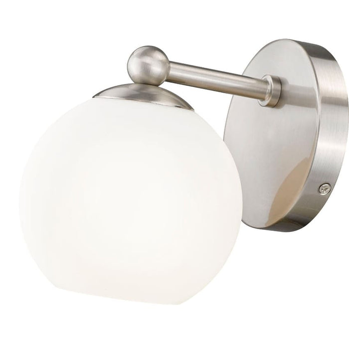 Z-Lite Neoma Brushed Nickel 1 Light Wall Sconce 1100-1S-BN | theLightShop