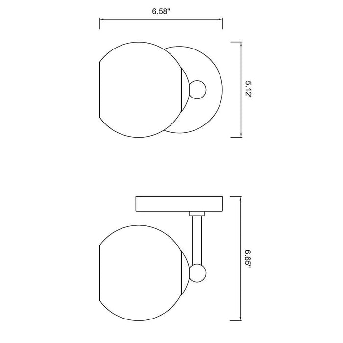 Z-Lite Neoma Brushed Nickel 1 Light Wall Sconce 1100-1S-BN | theLightShop