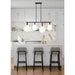 Z-Lite Newbury Linear Chandelier Matte Black 4 Light 7513-4L-MB | theLightShop
