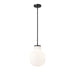 Z-Lite Newbury Pendant Matte Black 1 Light 10 Inch 7510P10-MB | theLightShop