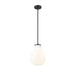Z-Lite Newbury Pendant Matte Black 1 Light 10 Inch 7510P10-MB | theLightShop