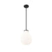 Z-Lite Newbury Pendant Matte Black 1 Light 10 Inch 7510P10-MB | theLightShop