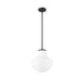 Z-Lite Newbury Pendant Matte Black 1 Light 13 Inch 7512P13-MB | theLightShop