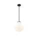 Z-Lite Newbury Pendant Matte Black 1 Light 13 Inch 7512P13-MB | theLightShop
