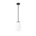 Z-Lite Newbury Pendant Matte Black 1 Light 8 Inch 7511P8-MB | theLightShop