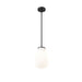 Z-Lite Newbury Pendant Matte Black 1 Light 8 Inch 7511P8-MB | theLightShop
